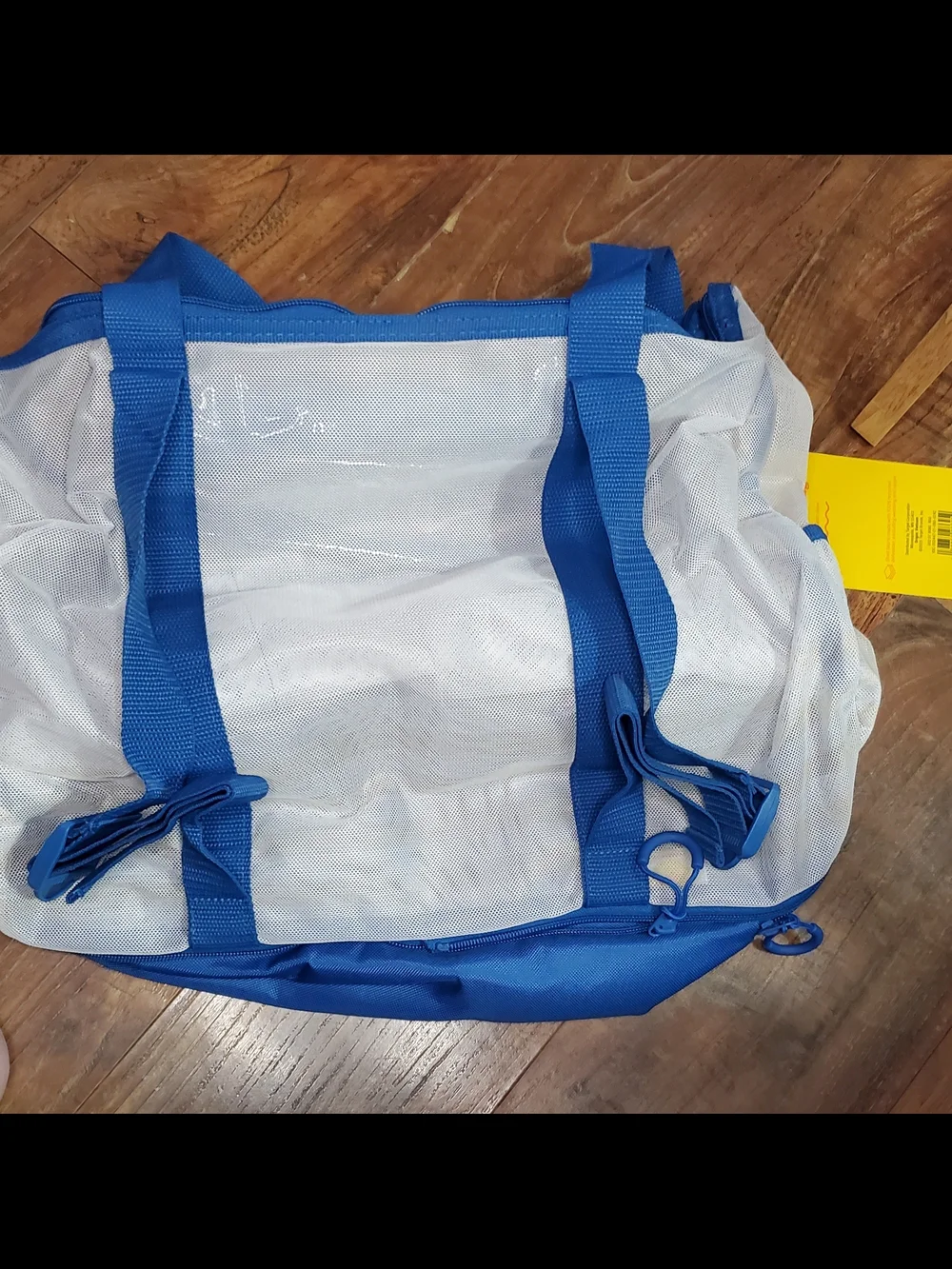 Sun Squad Pink and Navy Cooler Tote Bag